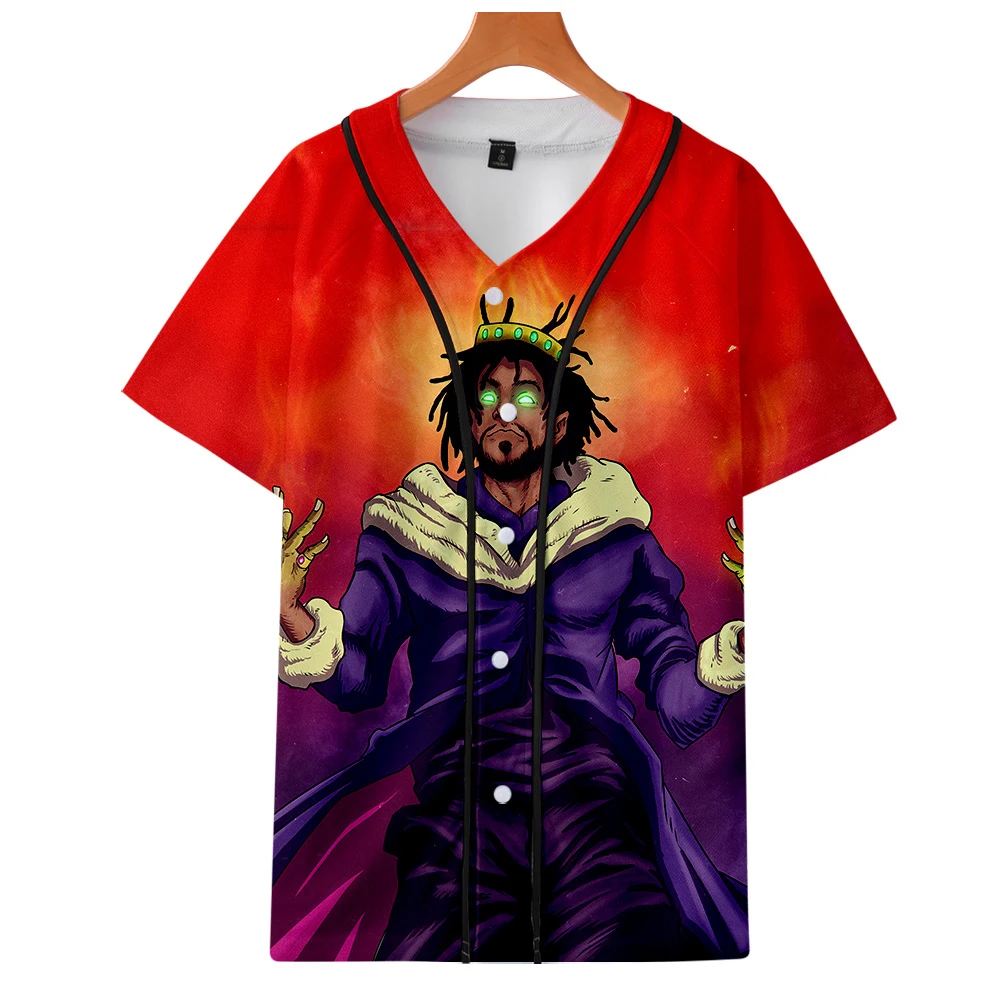 J.Cole New Album KOD 3D Printed Baseball T-shirts Women/Men Fashion Summer Short Sleeve Tshirts 2019 Hot Sale Streetwear T Shirt | Женская