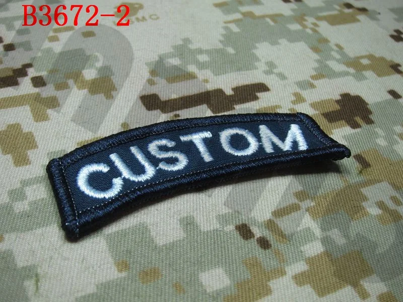 Нашивка С Вышивкой Arc Custom name Tape Text brand Morale tactics Military