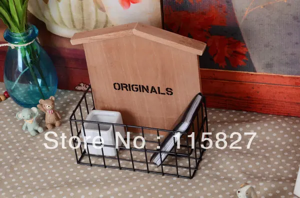 Бесплатная доставка! Американский пасторальный деревянный держатель для