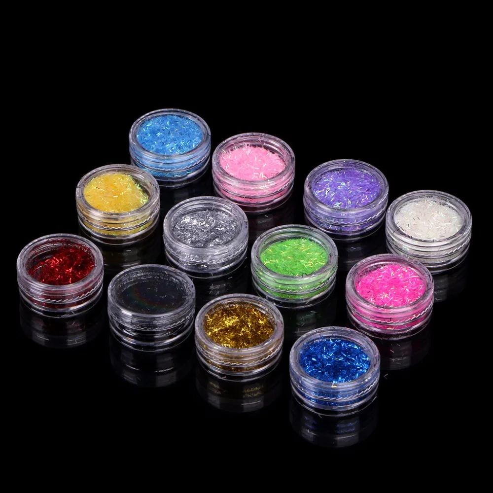 Золотая Серебряная сетка металлический сплав украшения для ногтей наклейки