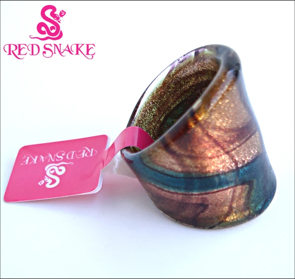 Модное кольцо с красной змеей ручной работы разноцветные кольца из муранского