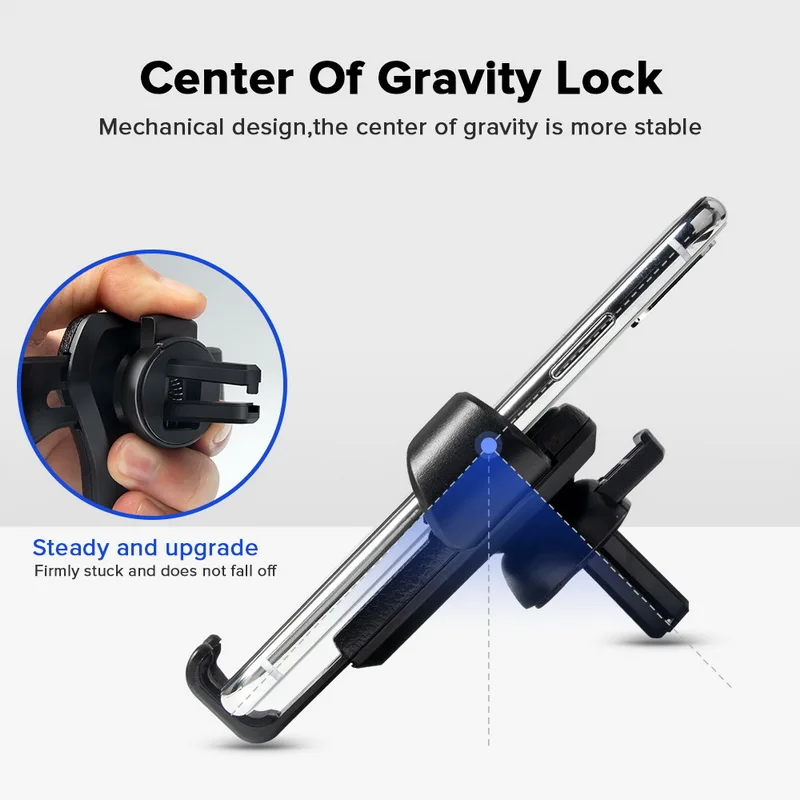 YonLinTan Car Holder smartphone For Phone in Air Vent Clip Mount Universal Mobile Cell Stand No magnetic | Мобильные телефоны и