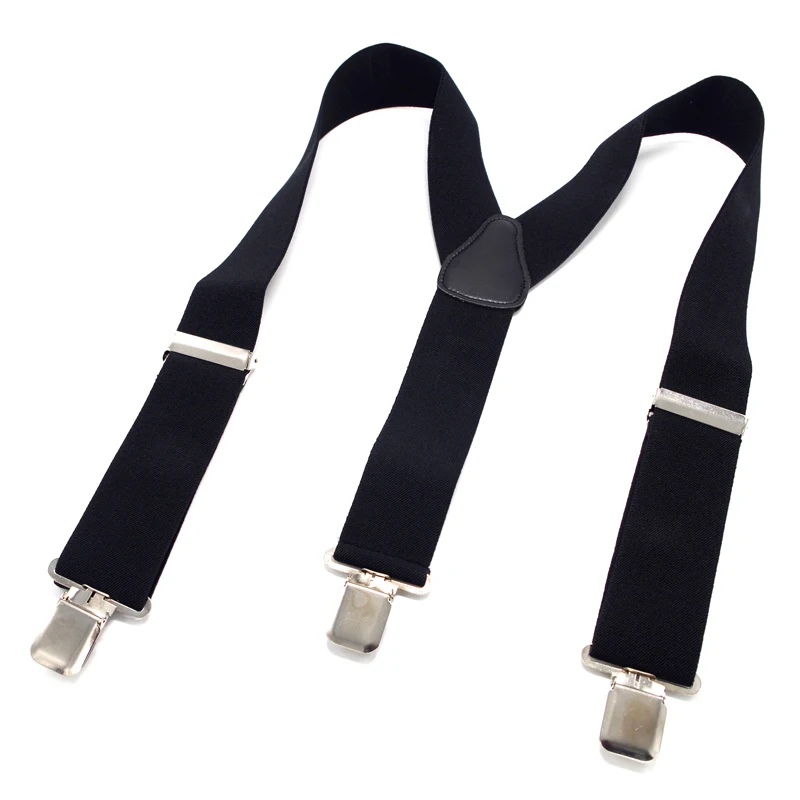 5 см ширина 3 зажимы черный серый прочный эластичный ремешок модные подтяжки