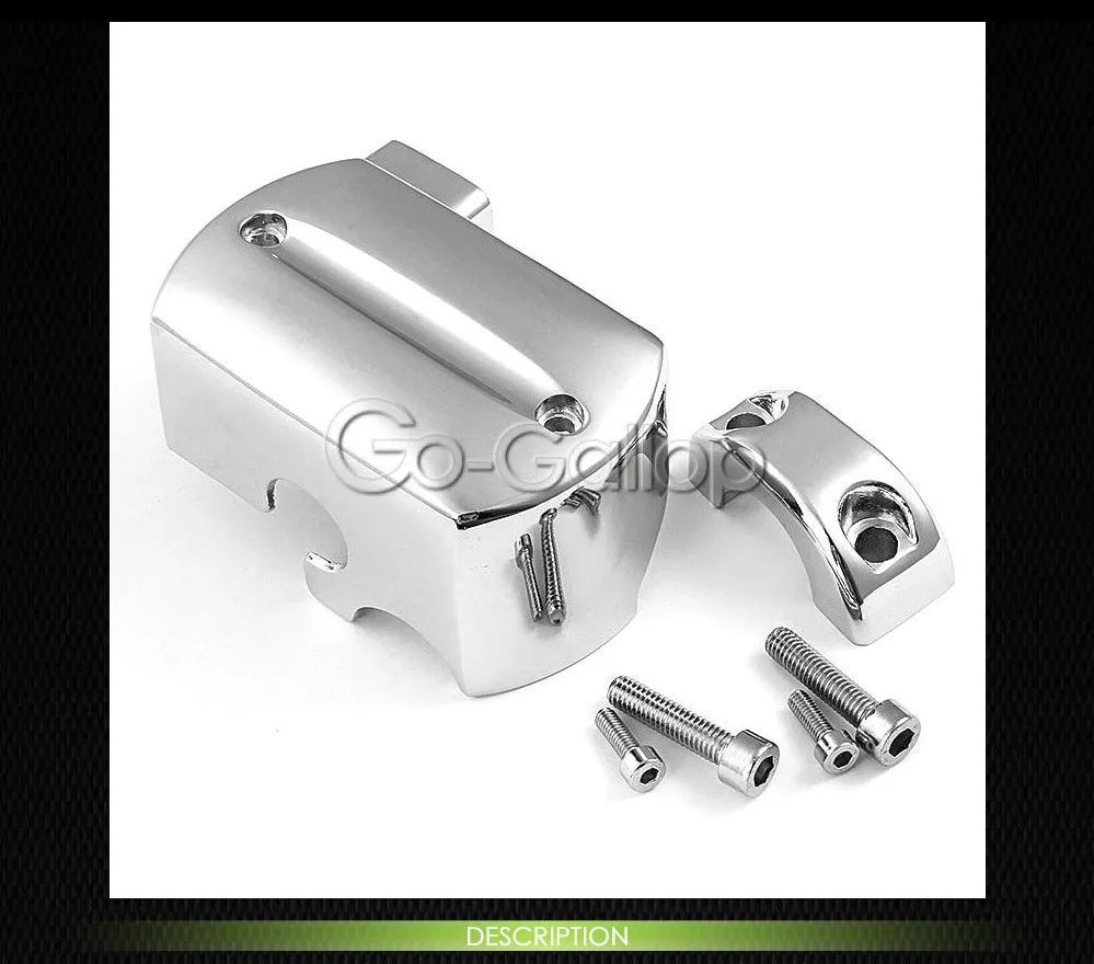 Хромированная крышка тормозного цилиндра для Yamaha V-Star XVS 650 1100 1998 1999 2000 2001 2002 2003 2004 2005-2007 на заказ Классический
