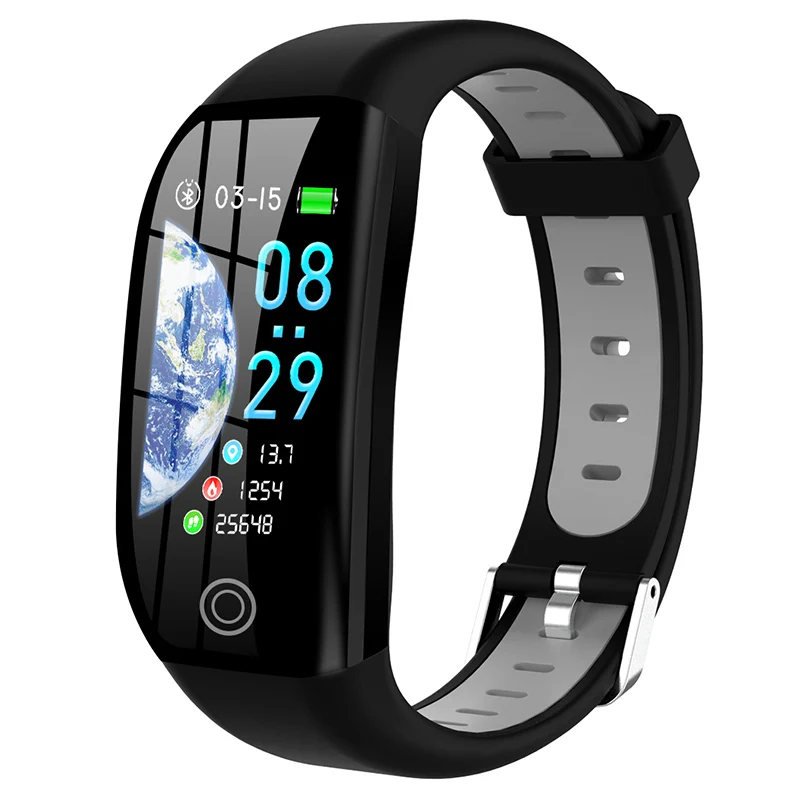 Smartband Gray Умный Фитнес-браслет, пульсометр, трекер активности, браслет для здоровья, шагомер, Smartband, мужские и женские часы для Android IOS - Цвет: Smartband Gray