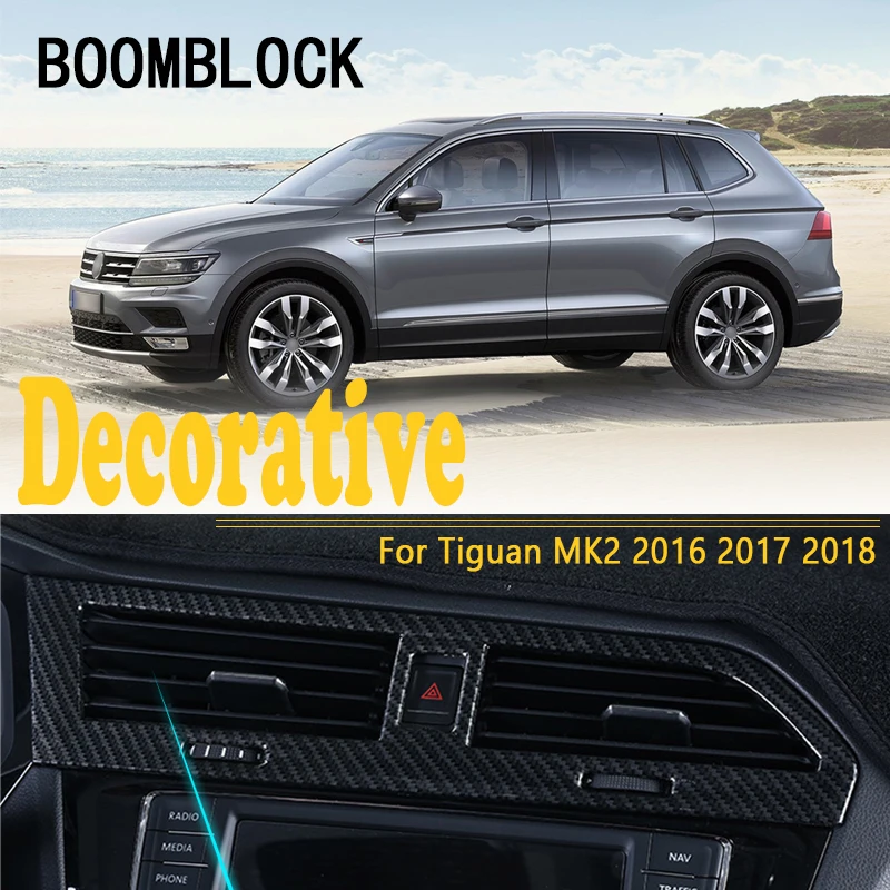 Автомобильный Стайлинг для VW Tiguan 2017 2018 Volkswagen 2 MK2 2016 приборная панель Air AC выход