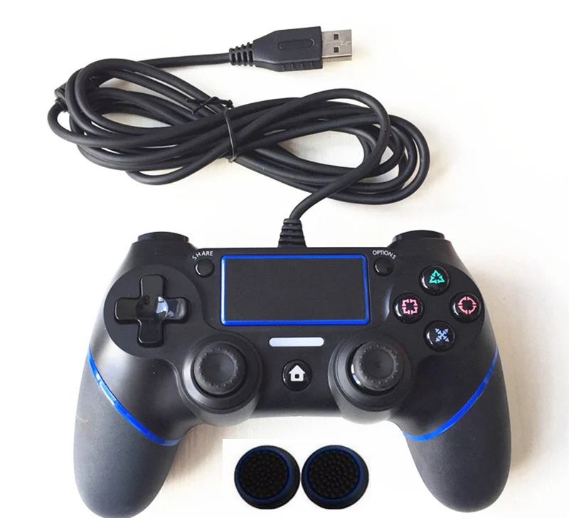 Для PS4 контроллер обновленный 5 проводной геймпад для Playstation Dualshock 4 джойстик