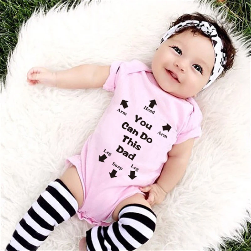 2018 детская одежда летнее боди с буквенным принтом для детей забавное малышей