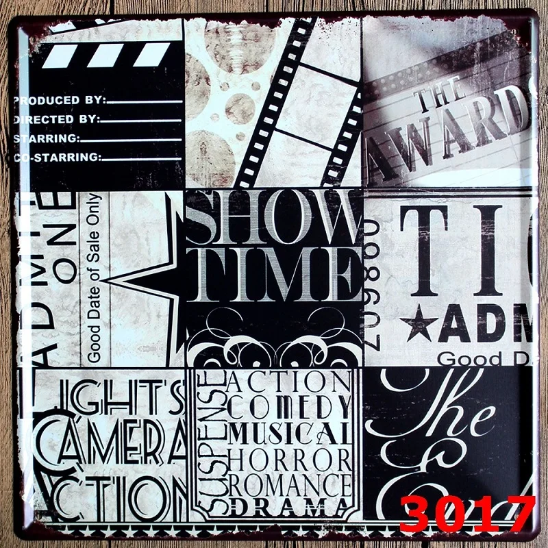 Винтажный домашний декор винтажный постер Cerveja для кафе латунный с костяшками