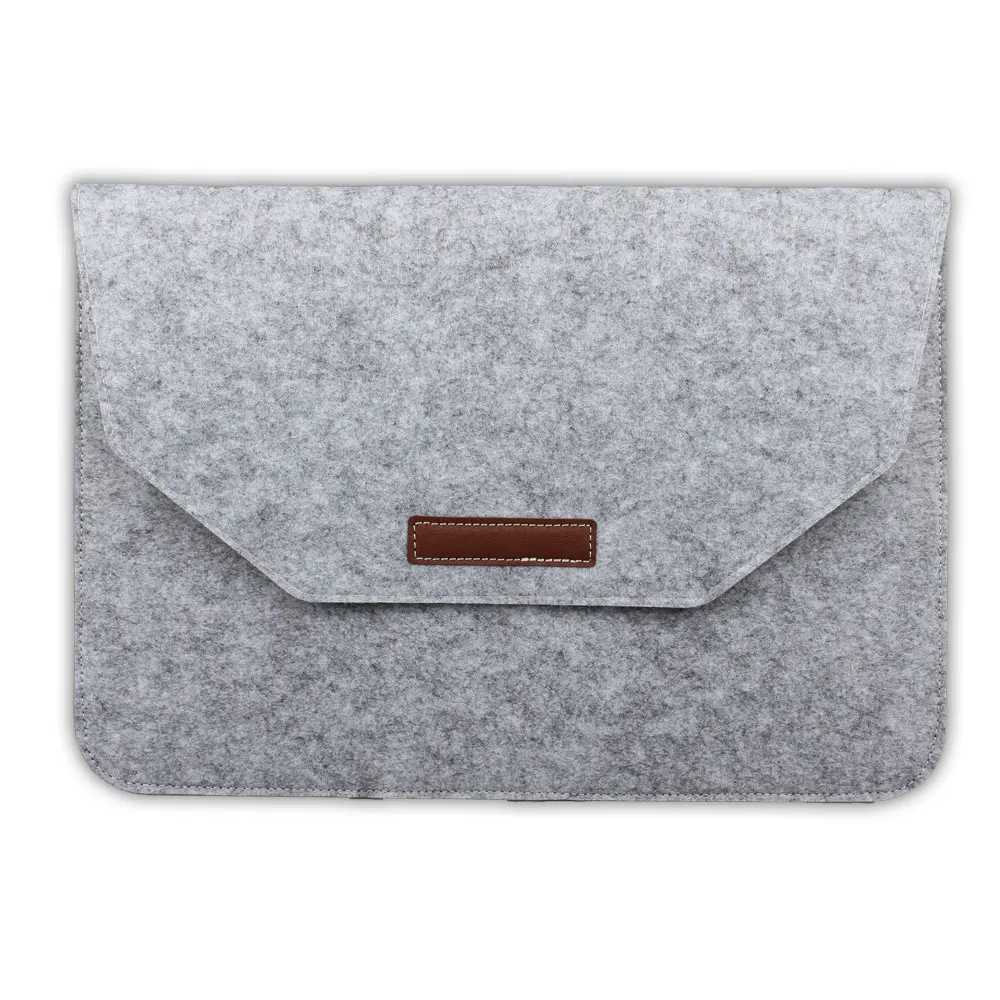 light gray 1" 15" 16 сумка для ноутбука сумка-портфель для Macbook Xiaomi Dell hp Air Pro 11 13,3 15,4 Женская и мужская сумка чехол для переноски - Цвет: light gray