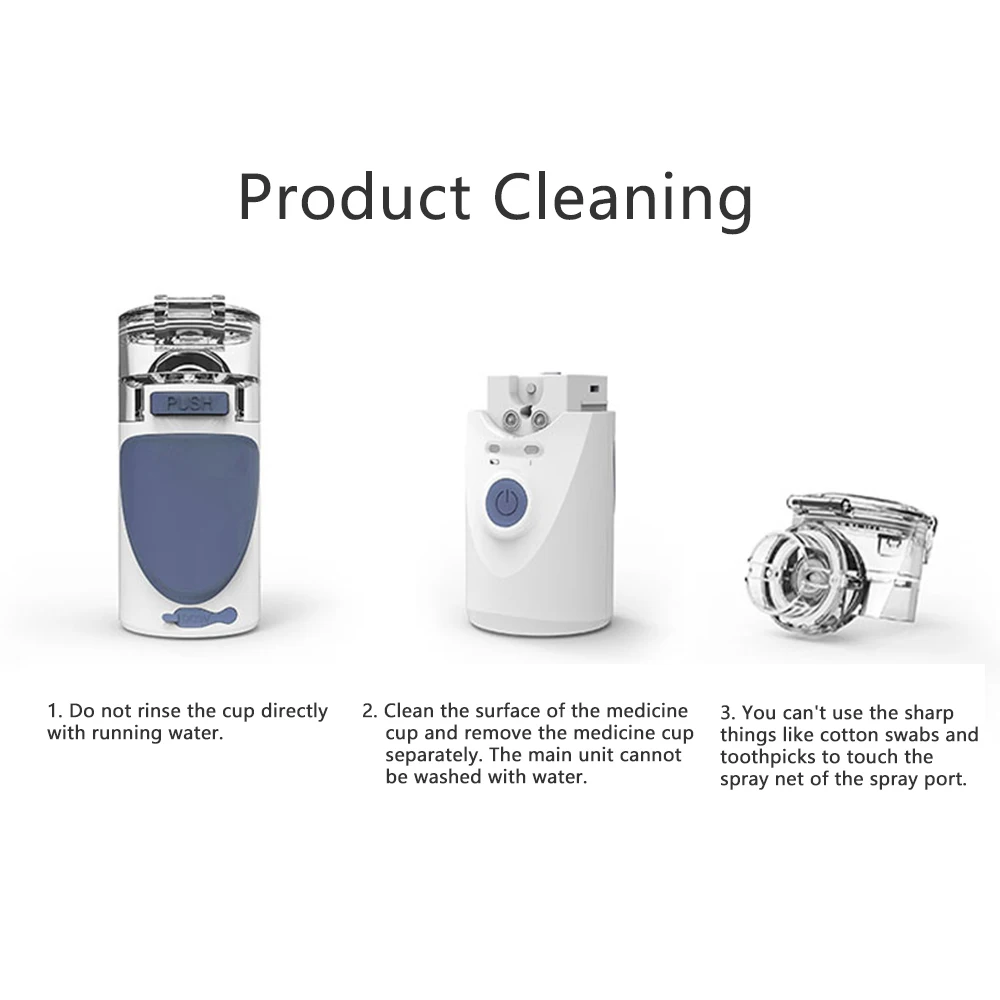 DIDIHOU Медицинский мини портативный небулайзер тихий ингалятор для детей и