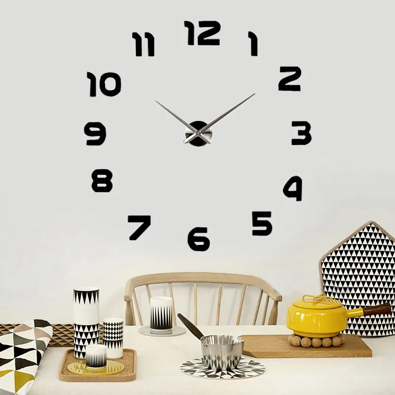 3d настенные часы светящиеся новые часы настенные часы Horloge 3d Diy акриловые зеркальные наклейки светящиеся кварцевые часы Reloj de Pared