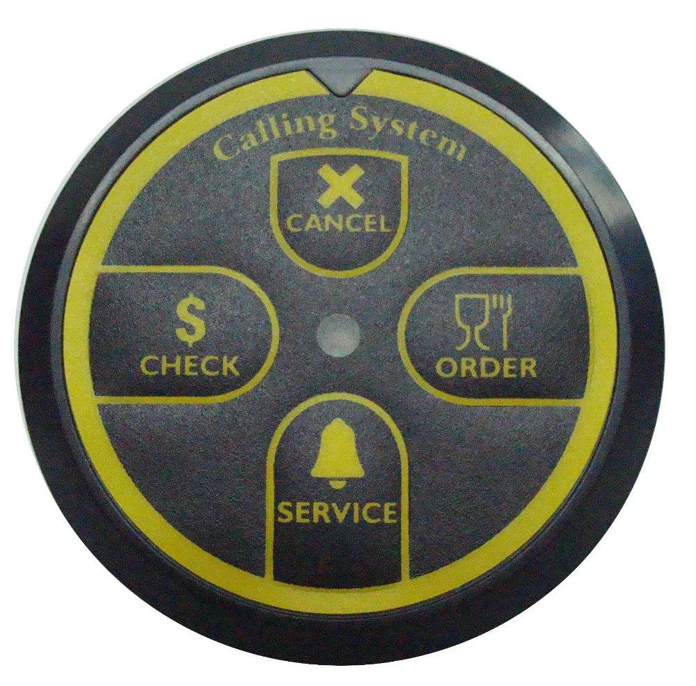 Бесплатная доставка! 10 шт. Беспроводная кнопка вызова с четырьмя клавишами: заказ