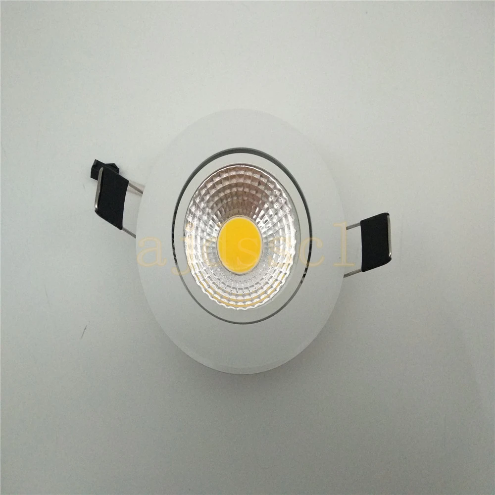 LED Downlight Led lámpara LED Spot lámpara COB techo 3w 5w 7w 12w Dimmable AC110V/220V empotrada luces iluminación interior
