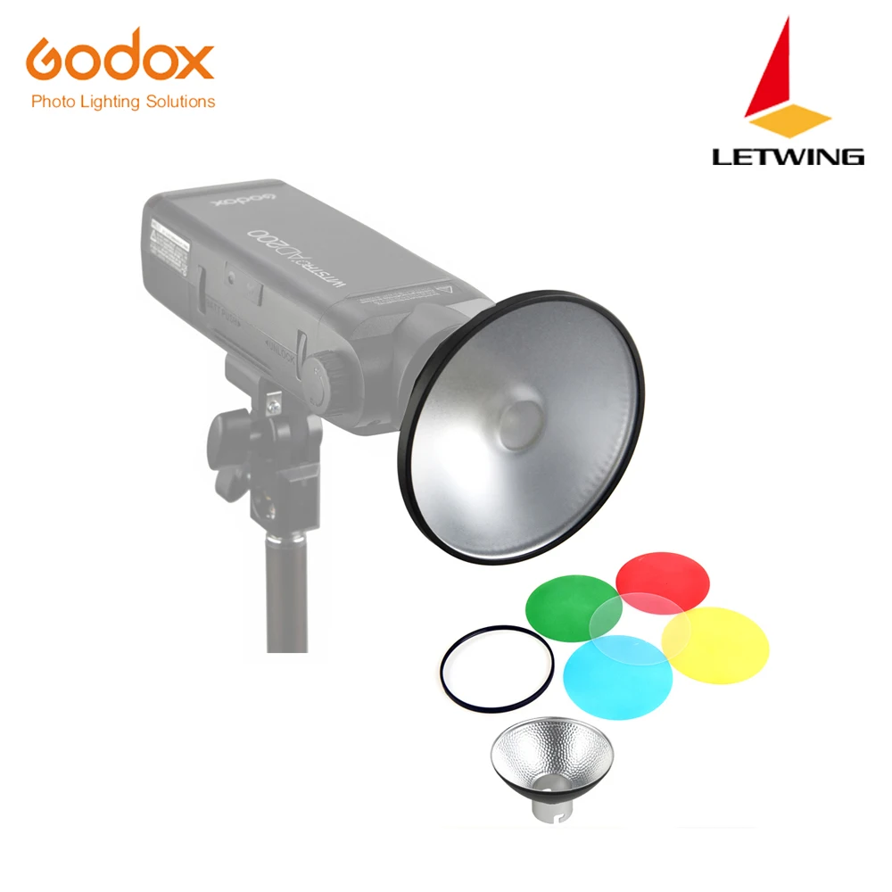 Godox AD M стандартная тарелка для отражения красоты с цветным фильтром мягкий