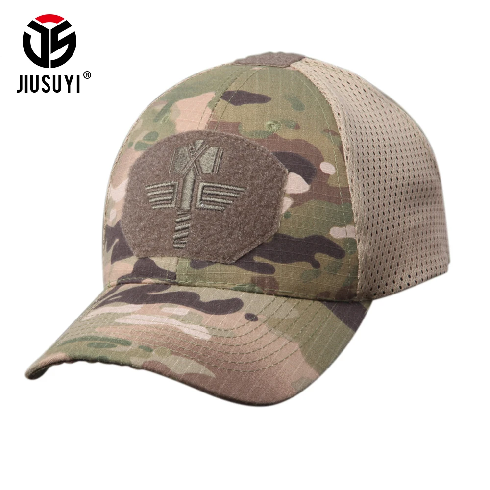 Multicam CP камуфляжные дышащие бейсболки шляпы тактические хип хоп Регулируемая