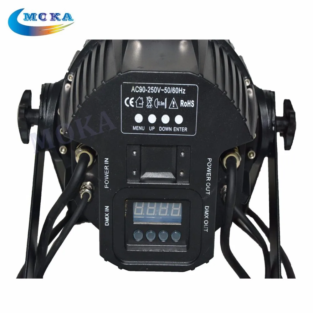 18X12w 6в1 водонепроницаемый dj led par свет dmx диско с потрясающим эффектом для