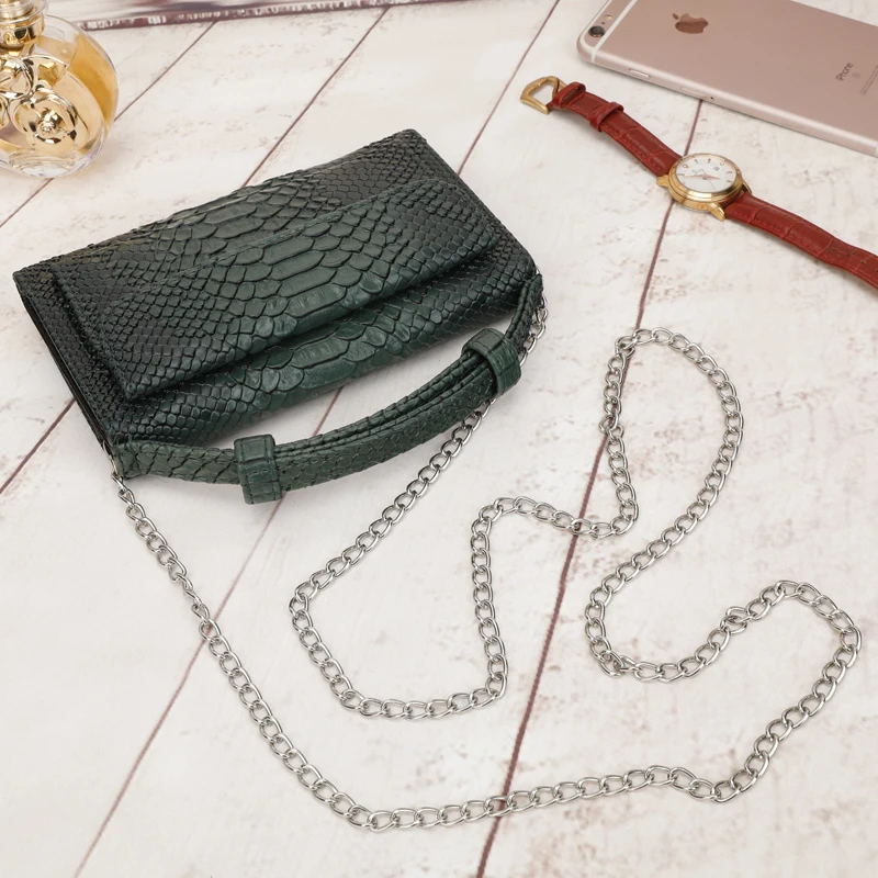 Женский кошелек из натуральной кожи аллигатора Bolsa Feminina дизайнерские сумки