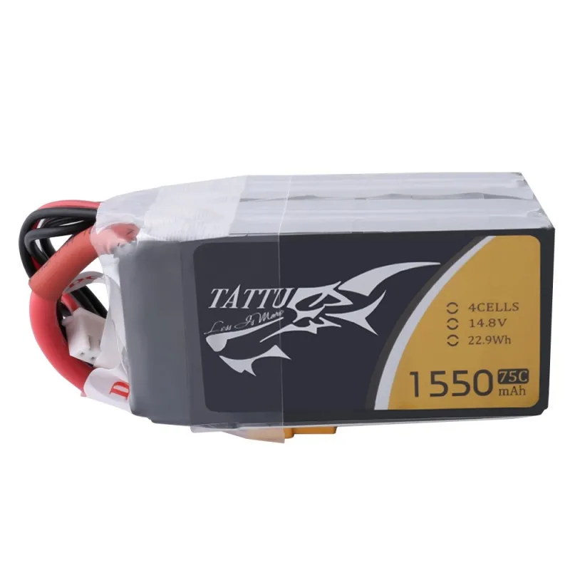 TATTU 14 8 V 1550mAh 75C 4S 1P Lipo аккумуляторная батарея XT60 разъем для Skylark M4-FPV250 мини-Шредер 200
