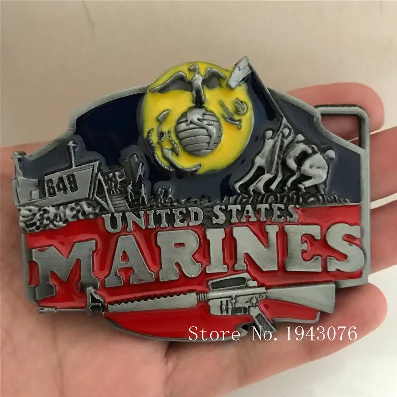 Розничная продажа новинка мужские металлические пряжки для ремня военно-морских