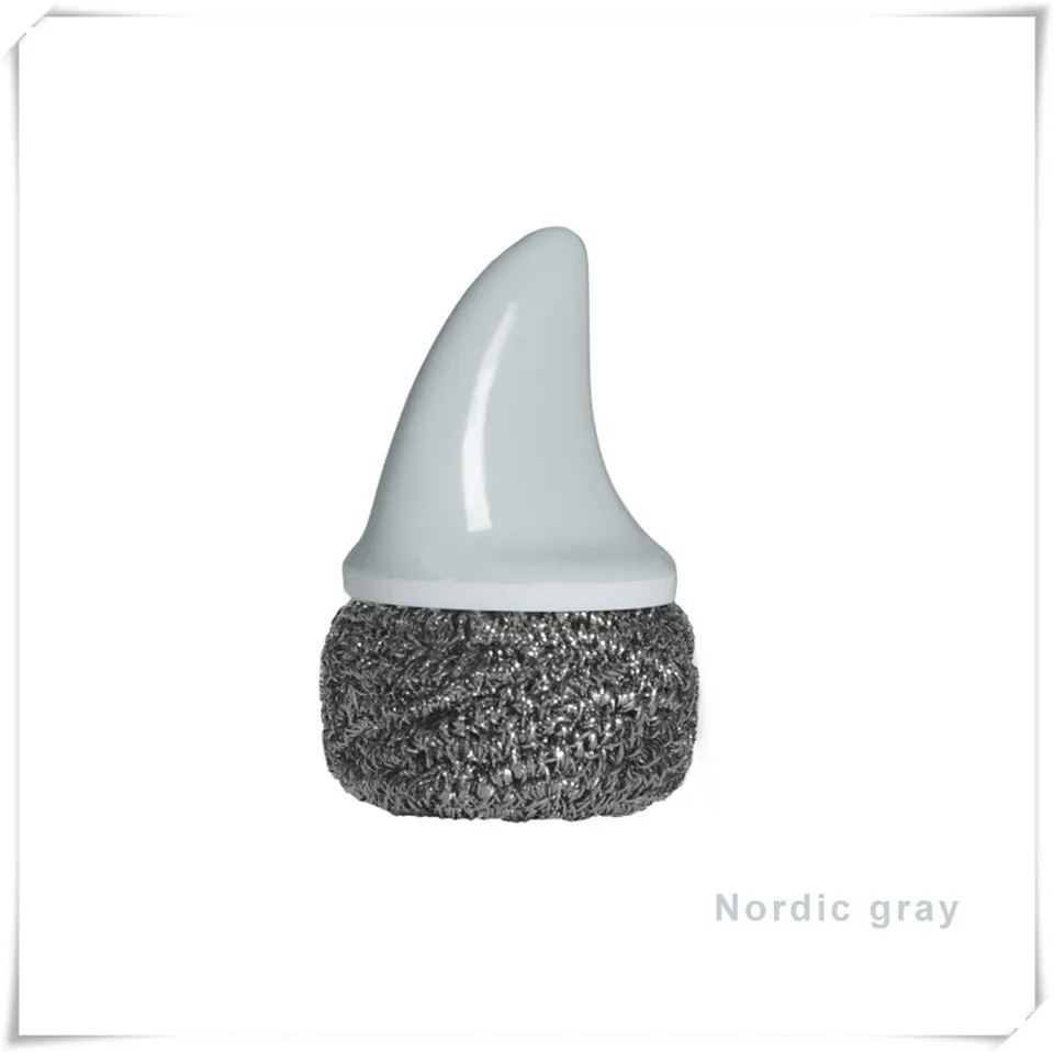 Brush Nordic Gray MSJO кухонная щетка для мытья посуды, кастрюля из нержавеющей стали, чистящая проволока, Шариковая щетка для чистки металла, миска, кухонные аксессуары - Цвет: Brush Nordic Gray