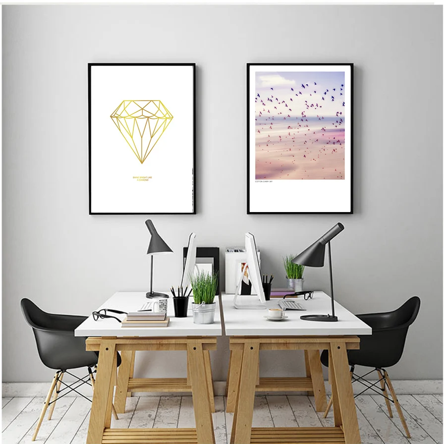 5 панелей скандинавские балетные женские холст искусство картина маслом