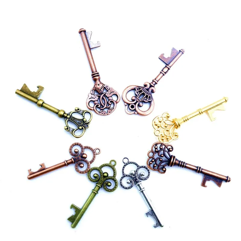 Открывалка для ключей свадебной вечеринки подвеска товары рождественской ретро