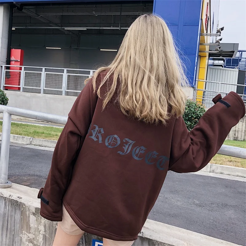 Женские толстовки Harajuku Ulzzang элегантная буква С принтом водолазка Женский пуловер с рукавом летучая мышь для отдыха женские свитшоты шикарные
