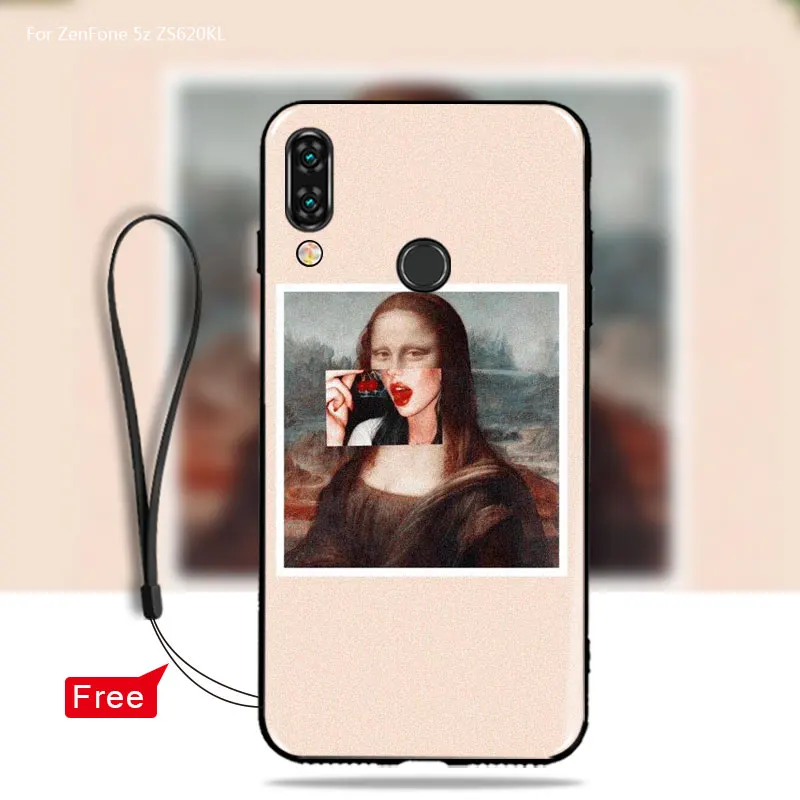 Чехол MCMEME из мягкого ТПУ для Asus Zenfone 5z ZS620KL чехол с изображением Ван Гога 5 ZE620KL