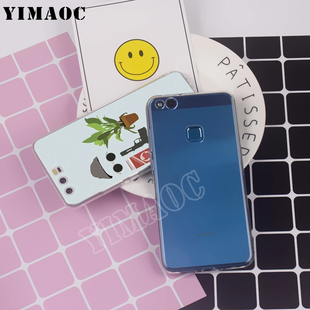 Профессиональный Мягкий ТПУ чехол YIMAOC Leon для Huawei Honor 6A 7X 7A Pro 8C Mate 10 Note 9 Lite Y6 Y9 Y7 Prime