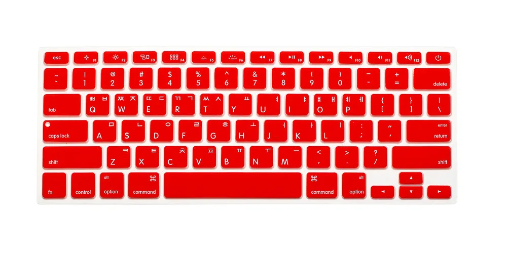 (50 шт.) Корейская Силиконовая Защитная крышка для клавиатуры Macbook Air Pro Retina 13 15 17