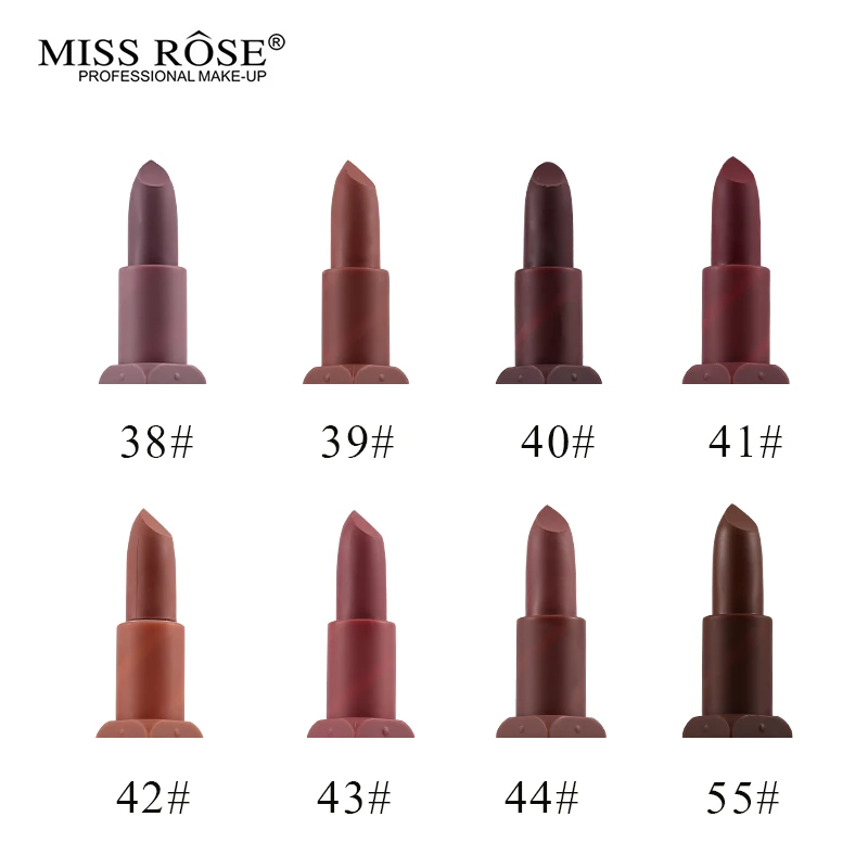 Новинка мисс Роуз матовый макияж Губная помада 8 видов цветов водостойкая