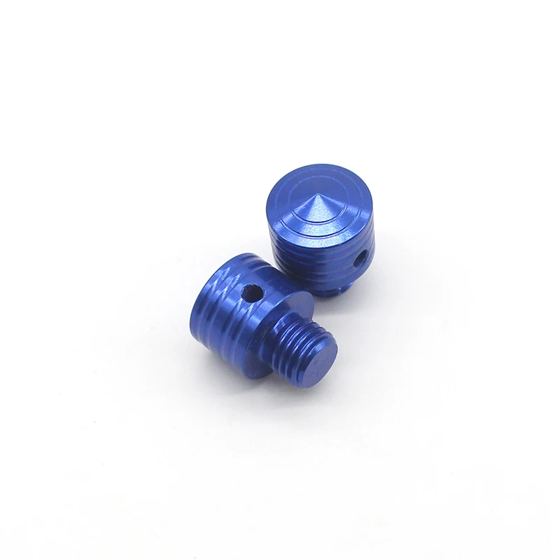 Blue ACZ мотоцикл зеркальные адаптеры боковые болты для зеркала винты для Yamaha Aerox 150 FZ-09 FZ-07 MT-07 MT-09 MT-25 MT-03 - Цвет: Blue