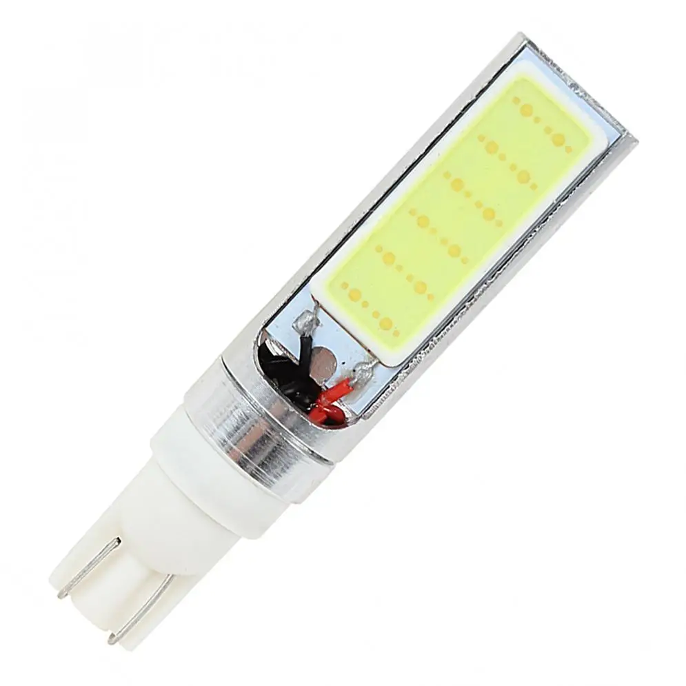 12V DC 10W 300LM 6500K 8000K супер яркий ксеноновый белый светильник T10 светодиодный COB лампы