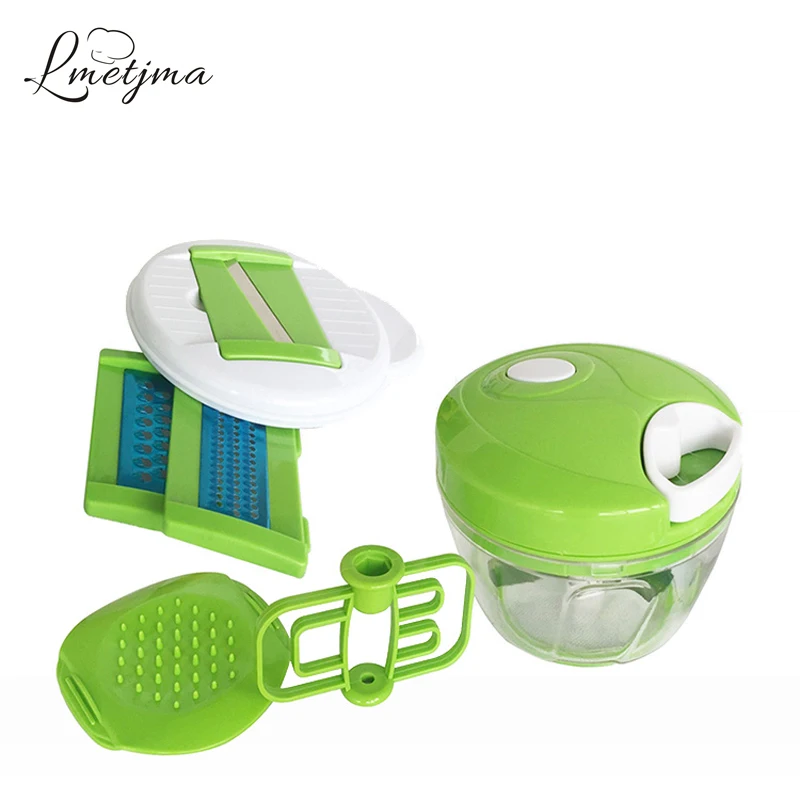 Ручной измельчитель для овощей LMETJMA мощный легко тянущийся ручной слайсер еды