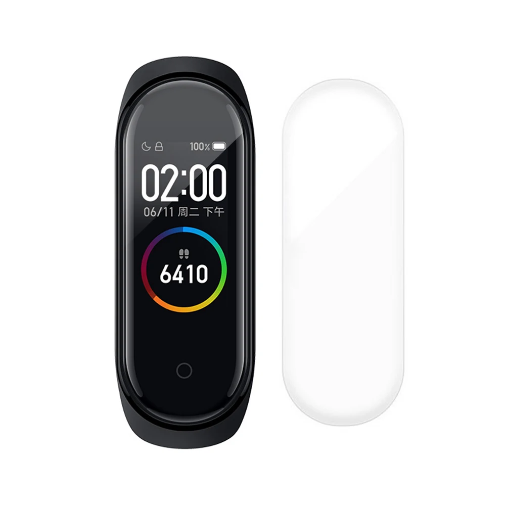 5 шт. для mi Band 4 Гидрогелевая Защитная закаленная пленка для Xiaomi mi Band 4 защитная полноэкранная проницаемая пленка HD Explosion