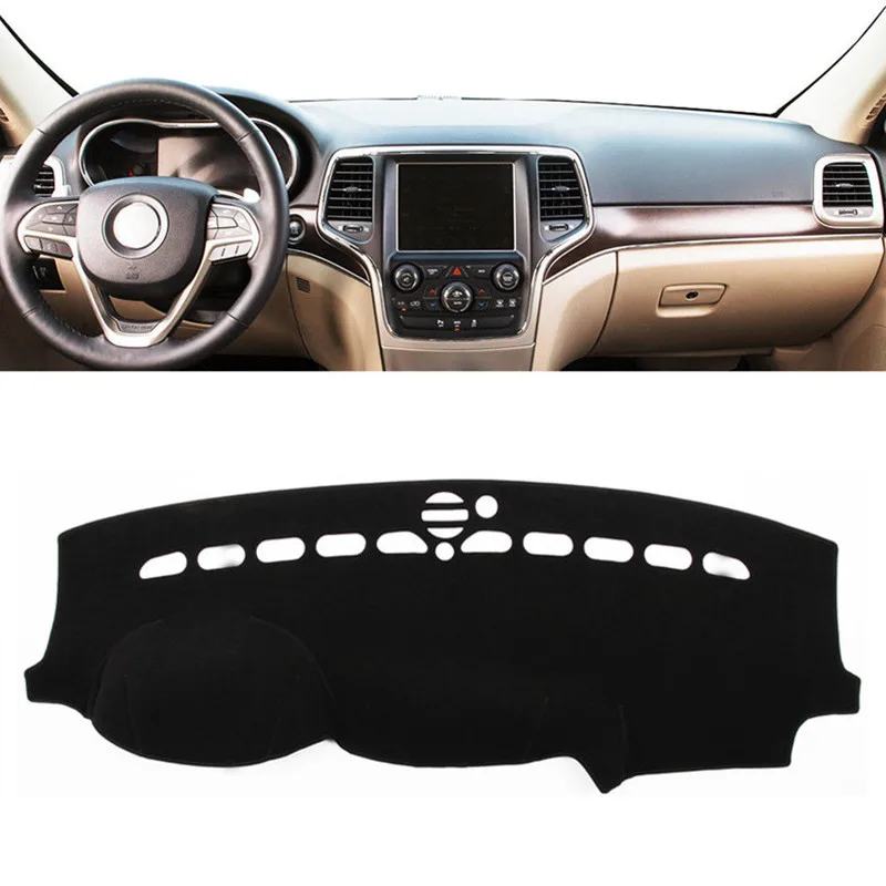 Для Jeep Grand Cherokee 2011 2012 2013 2014 2018 крышка приборной панели коврик тире Зонт инструмент
