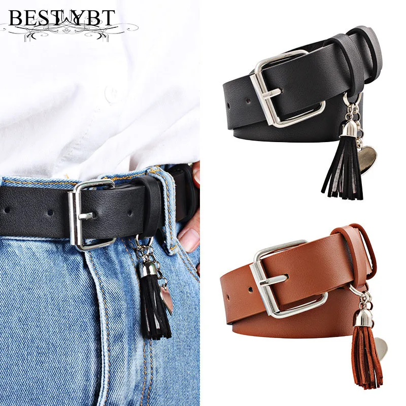 

Best YBT Women Belt Imitation leather Alloy Pin buckle Belt Fashion Casual Cowboy Outdoor Sports High Quality Hot Selling Belt