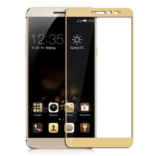 Защитное стекло Coolpad Max A8 закаленное с полным покрытием 2 шт. защитная пленка для
