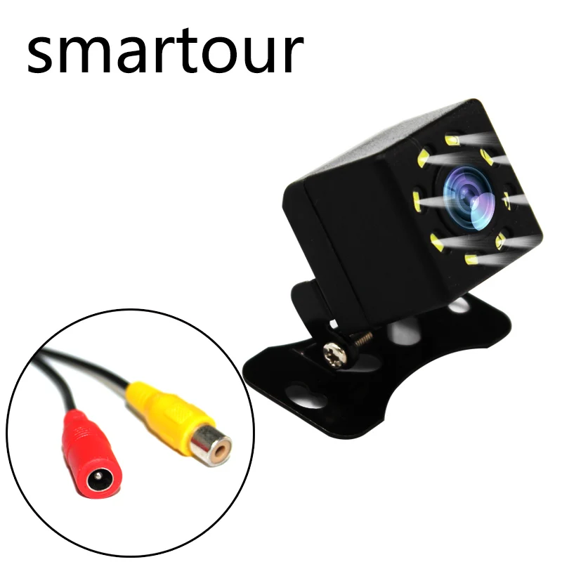 Smartour Автомобильная камера заднего вида светодиодный инфракрасный Ночное Видение заднего вида автоматический мониторинг парковки 3089 чип CCD Видео резервная камера - Название цвета: 8 LED camera