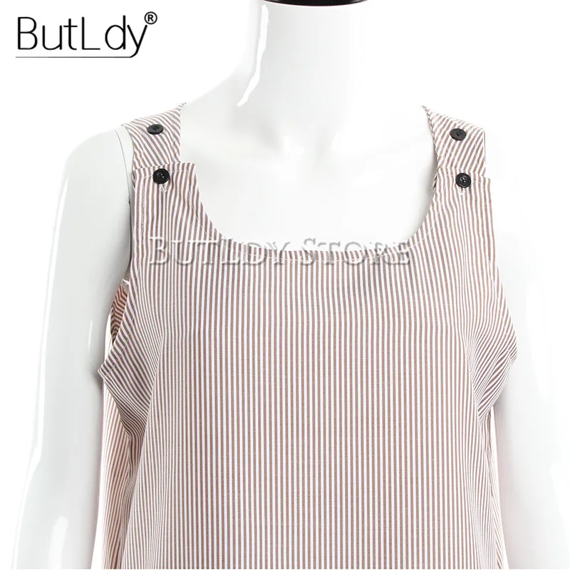 Женское платье в полоску большого размера 5XL летнее свободное без рукавов на