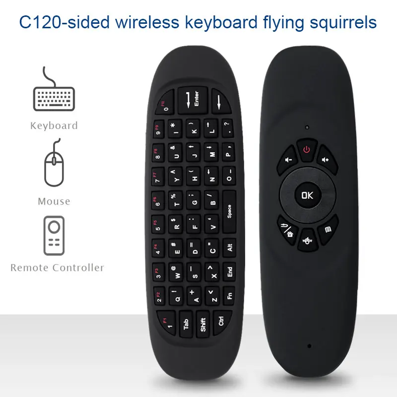 Новая версия голосового управления 2,4 ГГц Беспроводная клавиатура Air mouse Сенсорная панель Teclado Карманный ПК для Android tv BOX PC