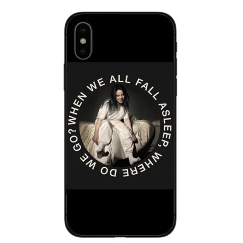 Billie eilish ropa rainbow blohsh ocano Olhos TPU чехол для телефона силиконовый чехол для iphone X 5 6 6splus 7 8 Mais XS MAX