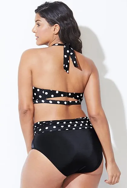 2018 New Plus Size Sexy Swimwear Woman Swimsuit Large Vintage Bikini Bathing Suit 3XL |