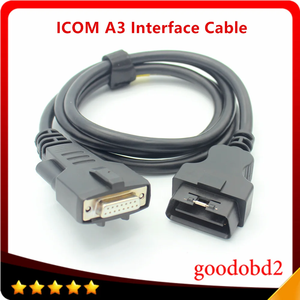 Диагностический интерфейсный кабель OBD2 для BMW ICOM NEXT A3 16 15 контактов Автомобильный