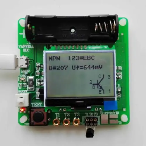 Новейшая версия индуктивно-Конденсаторного сопротивления ESR метр DIY MG328 Многофункциональный тестер