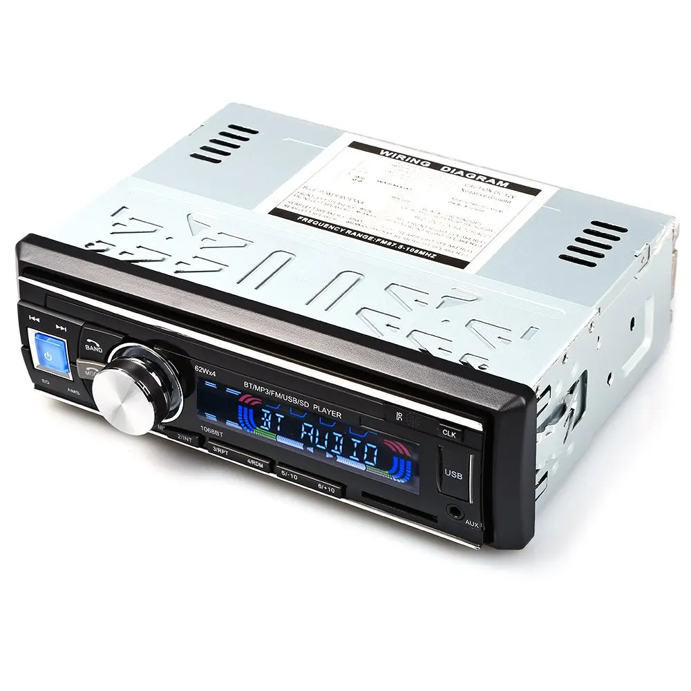 Лидер продаж автомобилей Радио 1068 стерео плеер Bluetooth телефон AUX MP3 FM/USB/1 Din/Remote
