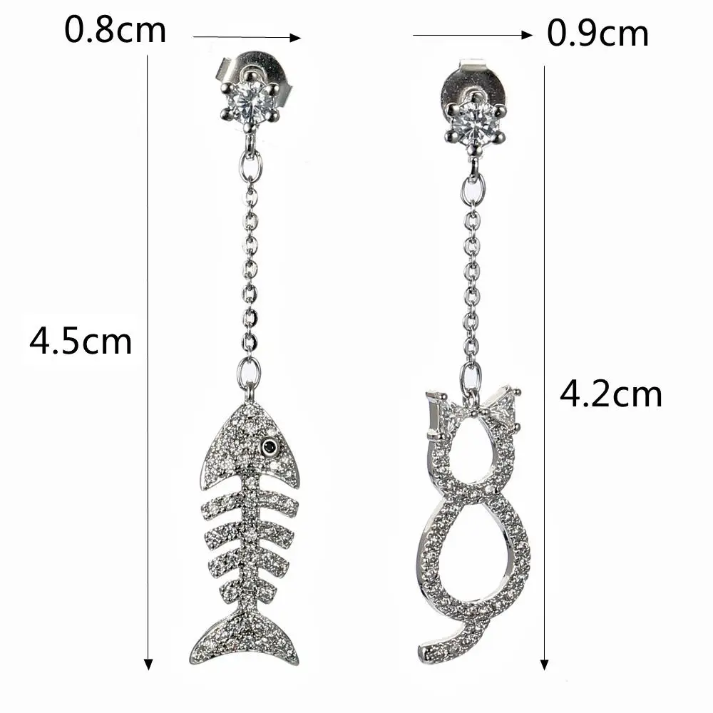 Женские серьги подвески 2018 модные ювелирные изделия с асимметричным кристаллом