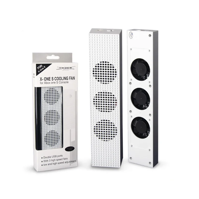 Охлаждающий вентилятор Xbox One S с 2 usb портами и 3 H/L Регулировка скорости