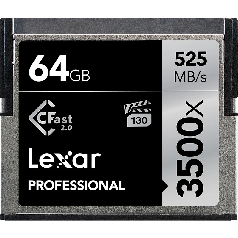 Lexar Professional 3500X CFast2.0 CF карта 128 Гб 64 Гб 525MBS карта памяти 64 128 Гб флэш-карты памяти Carte Memoire для камеры